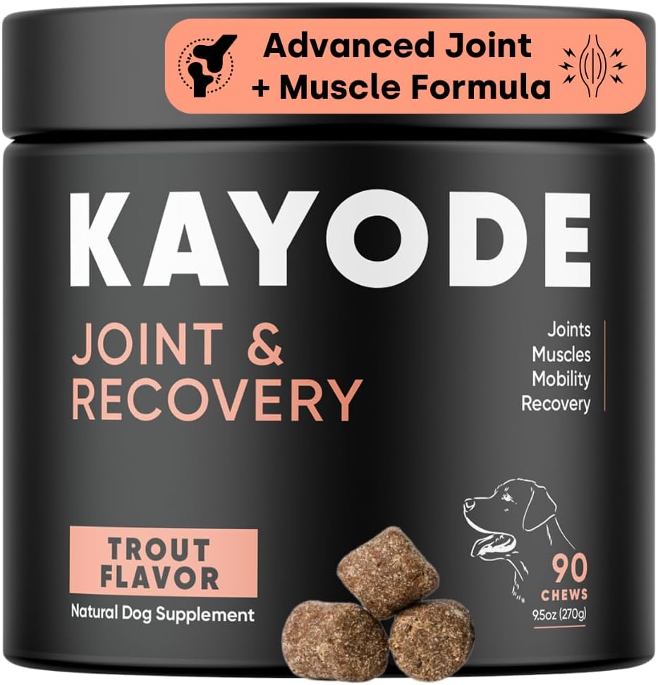Joint & Recovery | 2-in-1 Joint & Muscle Chews. Help Reduce Pain & Increase Daily Activity. Helps