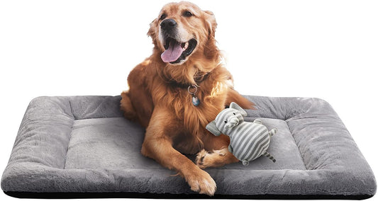 VERZEY Crate Pad for Large Dogs Fit Metal,Ultra Soft Bed Washable & Anti-Slip Kennel Pad for Dogs