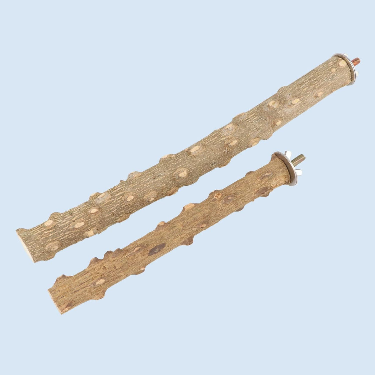 Hypeety Natural Prickly Ash Wood Perch Stand Toy Parrot Stand Holder Paw Grinding Perch Bird Chew