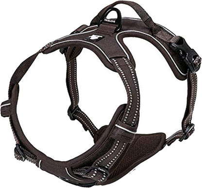 TRUE LOVE Adjustable No-Pull Dog Harness Reflective Pup Vest Harnesses Comfortable Control