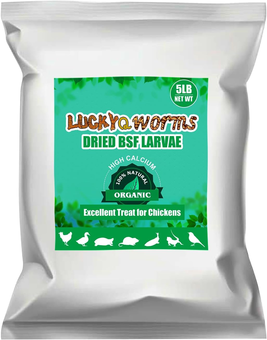 Dried Black Soldier Fly Larvae, 85X More Calcium Than Mealworms High-Protein BSF Larvae Chicken