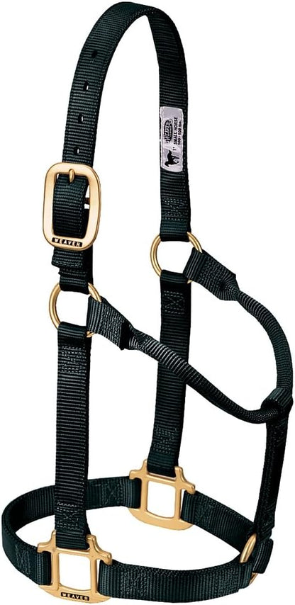 Weaver Equine Nylon Horse Halter, Triple-Ply Cheek Design, Original Non Adjustable Halters for