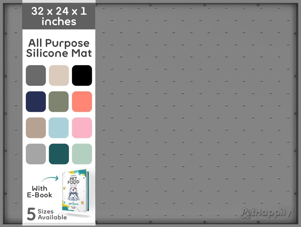 32x24x1” XL Dog Food Mat - All Purpose Under Sink Liner, Washer and Dryer Covers for The Top
