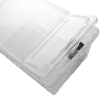 OMEM Portable Reptile Terrarium Habitat for Mini Pet Houses Breathable Holes Stackable Container