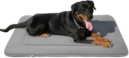 Magic Dog Soft Large Bed Crate Pad Mat, 42 Inches Machine Washable Pet Bed With Non-Slip Bottom