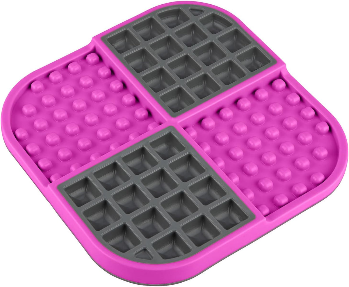 LickiMat Slomo, Cat Slow Feeder Lick Mat, Boredom Anxiety Reducer; Perfect for Food, Treats