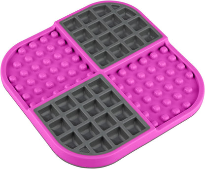 LickiMat Slomo, Cat Slow Feeder Lick Mat, Boredom Anxiety Reducer; Perfect for Food, Treats