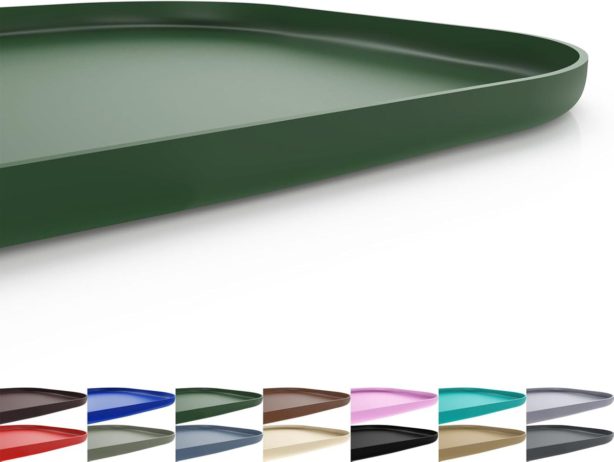 Silicone Pet Feeding Mat with Raised Edge for Food and Water, Dog Bowl Mats, Cat Bowls Placemat