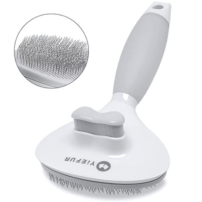Cat Hair Brush,Cat Brush for Shedding,Soft Silicone Self Cleaning Brushes for Short and Long Haired