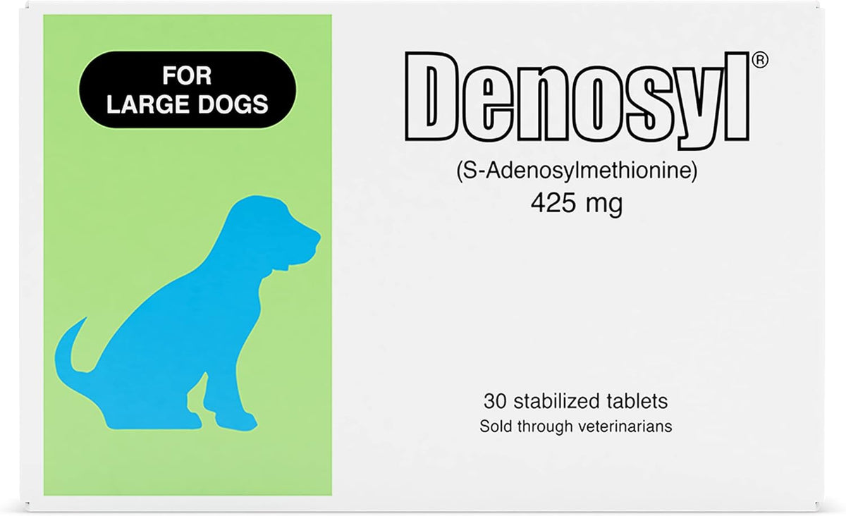 Nutramax Laboratories Denosyl Liver and Brain Health Supplement for Large Dogs, With