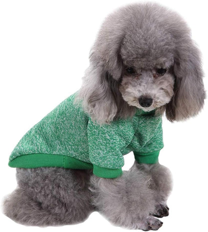 Jecikelon Dog Clothes Dogs Sweater Soft Puppies Clothing Winter Puppy Sweaters Warm Outfit for Dogs