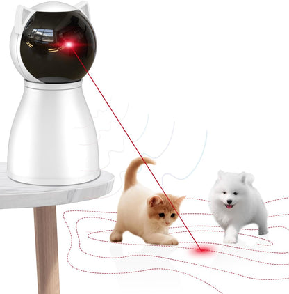 Cat Toys [2025 Newly Upgraded] Real Random Trajectory Rechargeable Motion Activated Cat Laser Toy