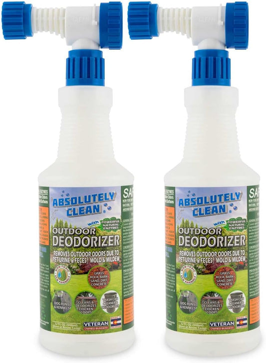 Amazing Outdoor Deodorizer odor eliminator Natural Enzyme Just Spray & Walk Away Grass, AstroTurf
