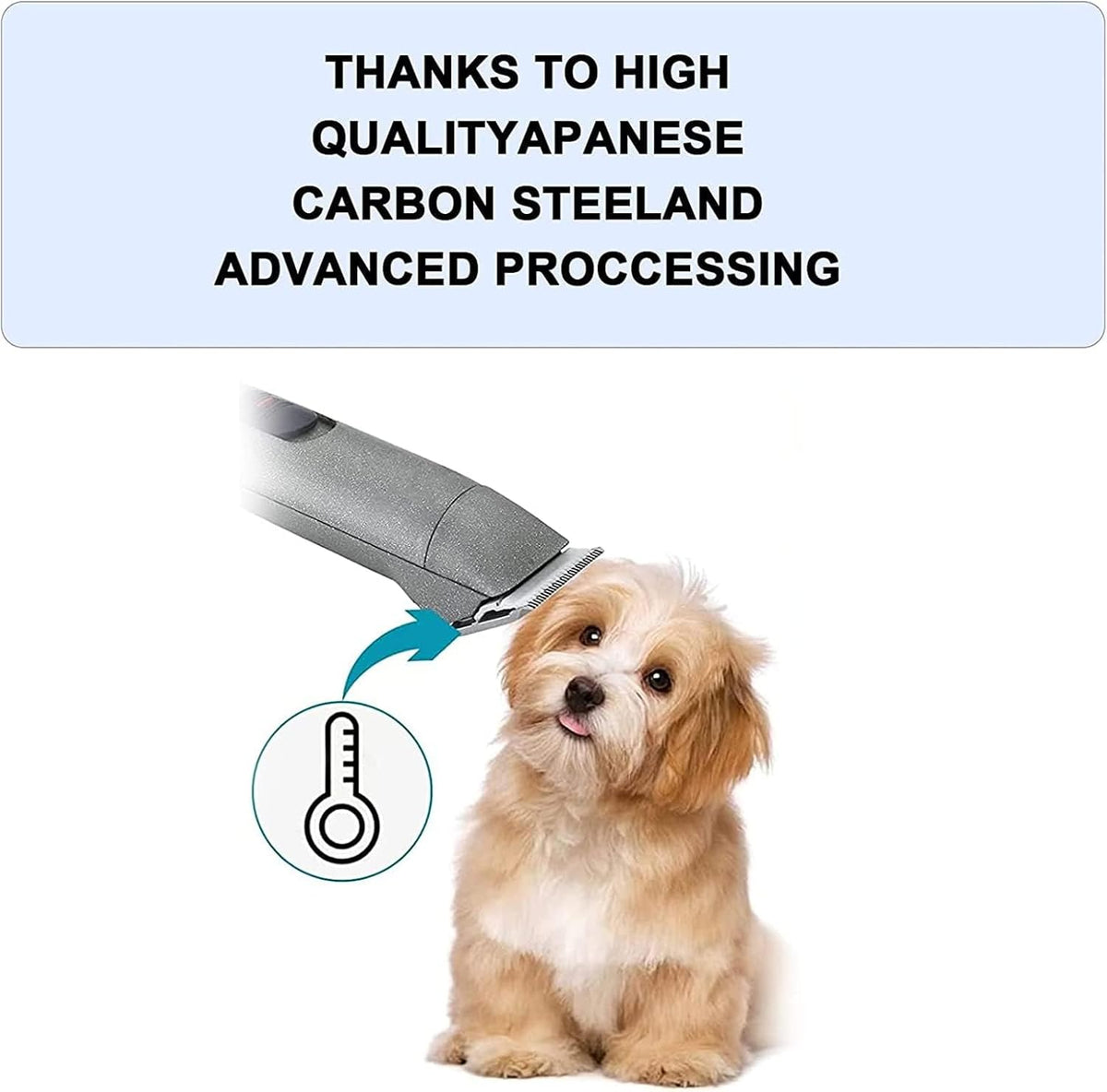 4pcs Dog Grooming Blades Compatible with Andis Dog Clippers,Detachable Ceramic Blade & Stainless