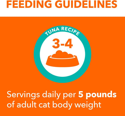 IAMS Perfect Portions Healthy Adult Grain Free Wet Cat Food Pate, Tuna Recipe, 2.6 oz. Easy Peel