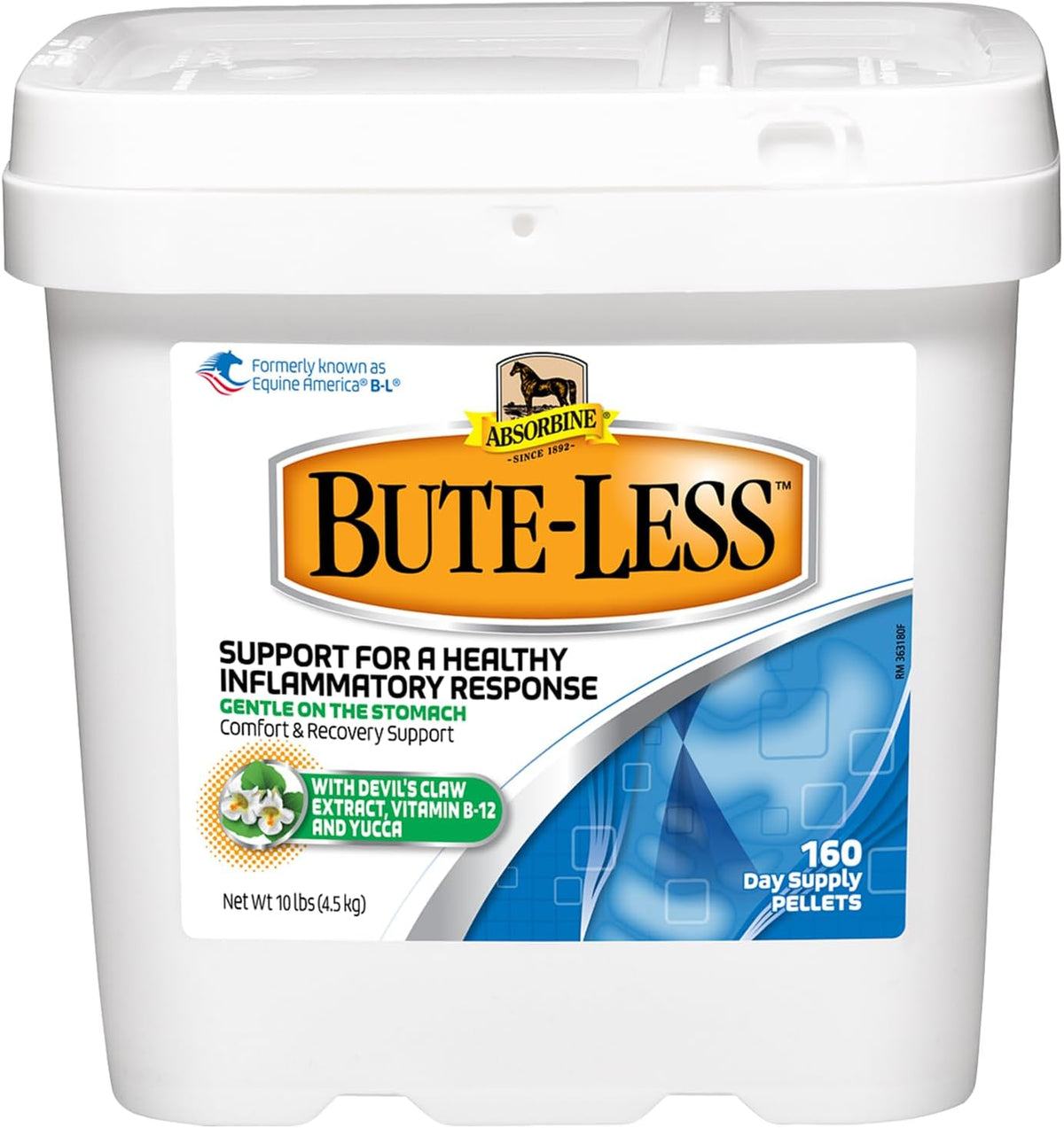 Absorbine Bute-Less Comfort & Recovery Support Supplement, Provides Long-Term Comfort, Gentle on