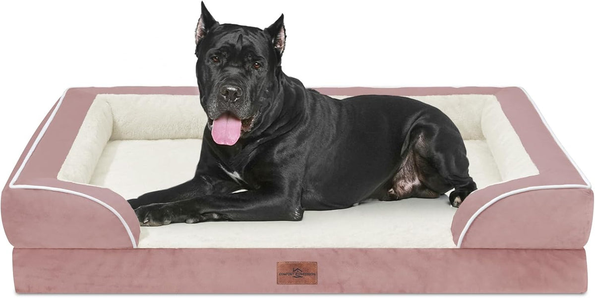 Comfort Expression XXL Orthopedic Dog Beds, Waterproof Orthopedic Foam Extra Large Dog Beds
