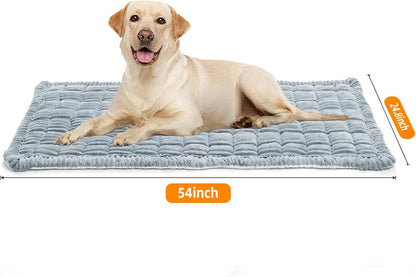 Dog Bed Mat for Car Back Seat Extenders, Washable Non-Slip Travel Cover for Back Seat - 24.8"x54"