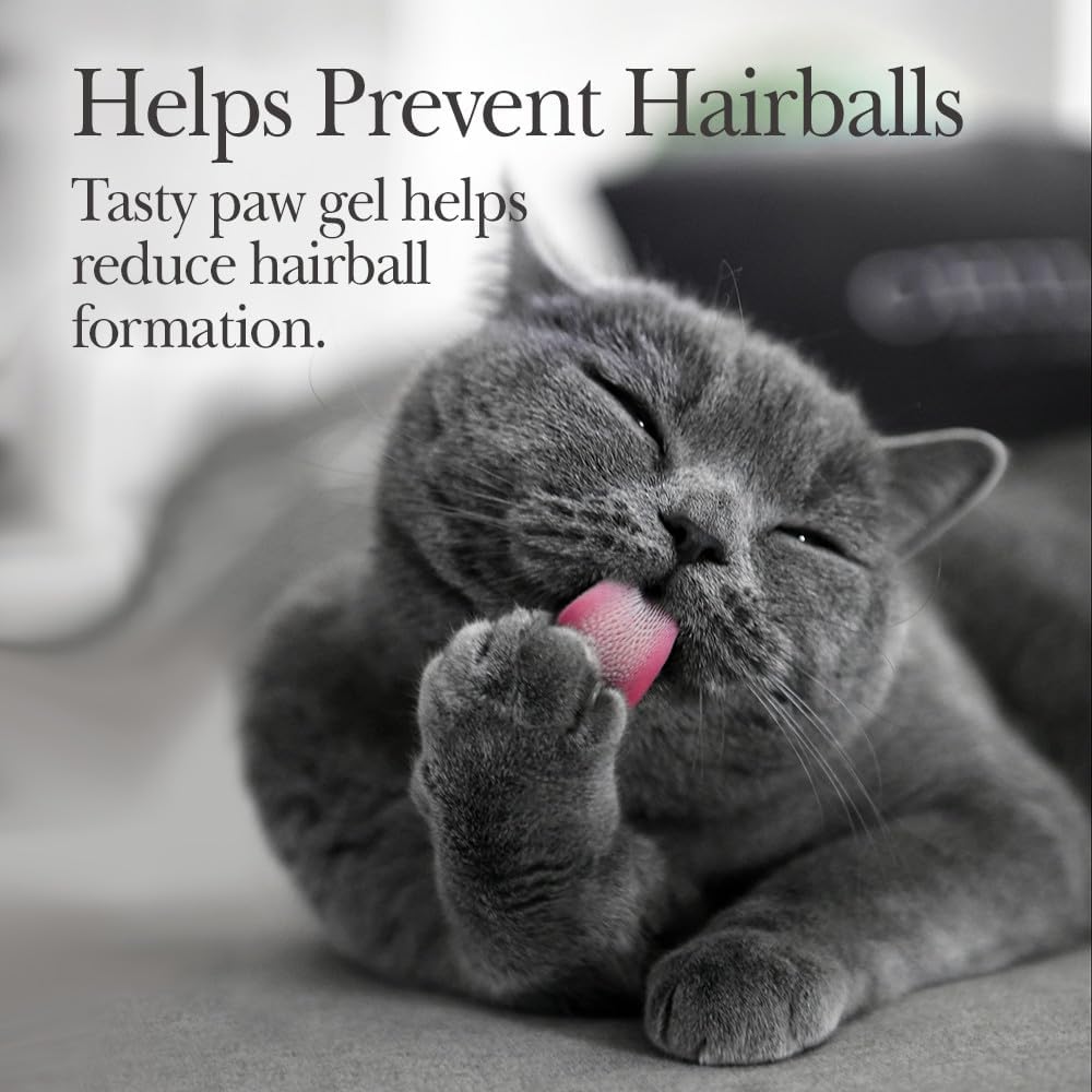 Nutri-Vet Hairball Paw Gel, Cat Hairball Remedy, Kitten Supplies, Hair Ball Relief for Cats, Fur