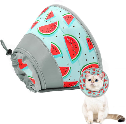 Cat Cone Collar Soft to Stop Licking, Adjustable, Foldable Lightweight Kitten Cones After Surgery