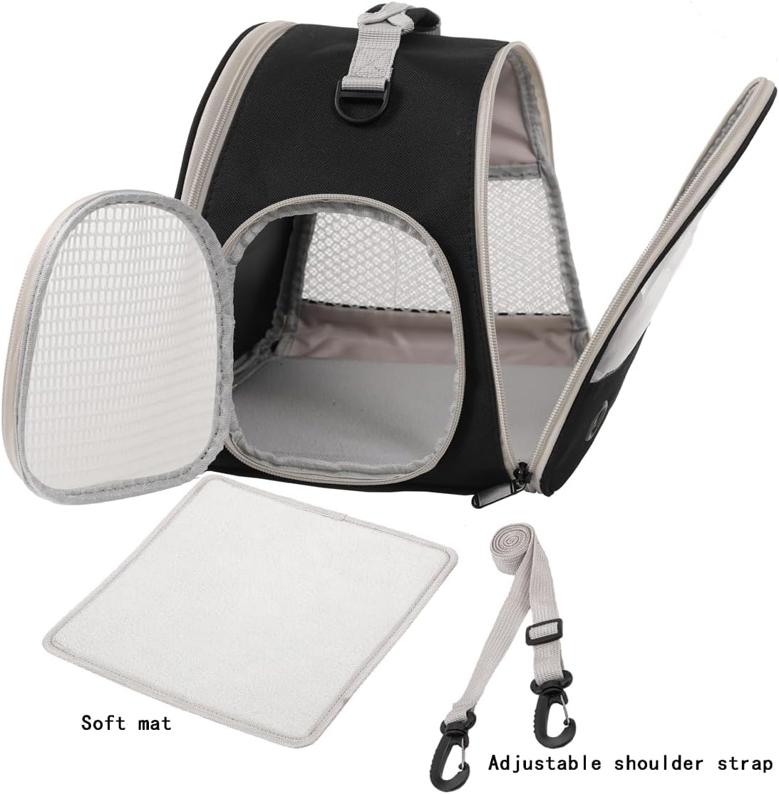 Bearded Dragon Travel Carrier,Lizards Carrier, Small Animal Travel Carrier for Sugar Glider