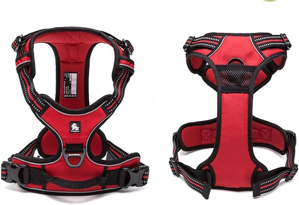 TRUE LOVE Adjustable No-Pull Dog Harness Reflective Pup Vest Harnesses Comfortable Control