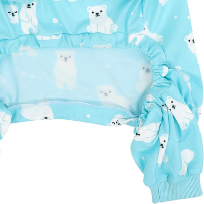 HDE Dog Pajamas One Piece Jammies Jumpsuit Pet Clothes Outfit Stretchy Lightweight Comfy Shirt Pjs
