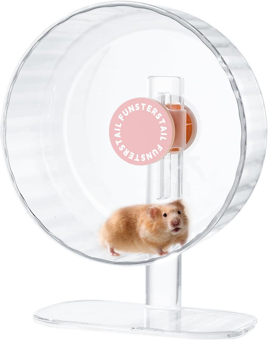 Super Silent Hamster Wheel 8.7 Inch, Magnetic Large Rat Wheel for Chinchilla, Gerbil, Guinea Pig