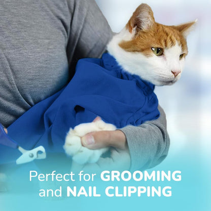 Cozy Comfort Carrier - Small Cobalt Blue Cat Carrier Soft for Grooming, Vet Visits, Medication