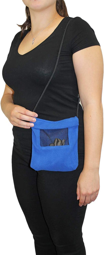Exotic Nutrition Economy Carry Bonding Pouch (Grey) - for Sugar Gliders, Squirrels, Marmosets