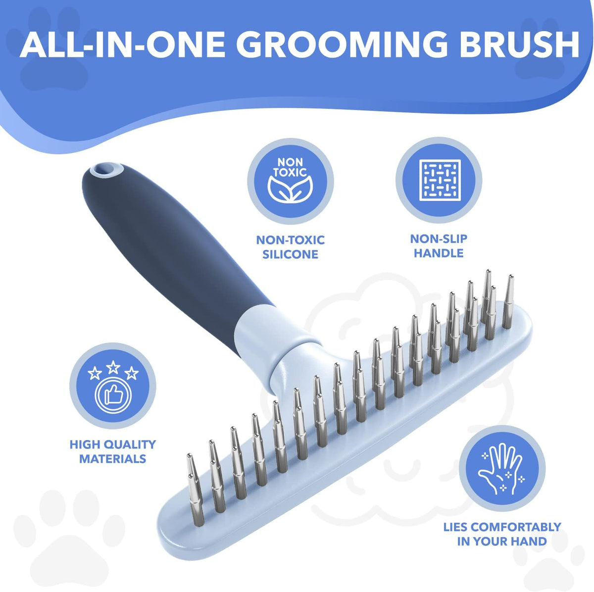 Dog rake deshedding dematting Brush Comb - Undercoat rake for Dogs, Cats, matted, Short,Long Hair