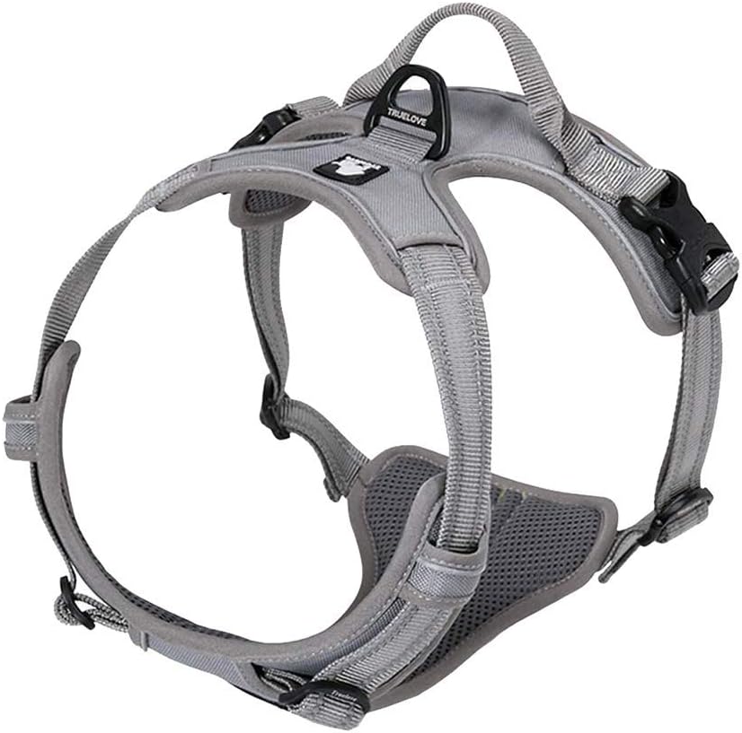 TRUE LOVE Adjustable No-Pull Dog Harness Reflective Pup Vest Harnesses Comfortable Control