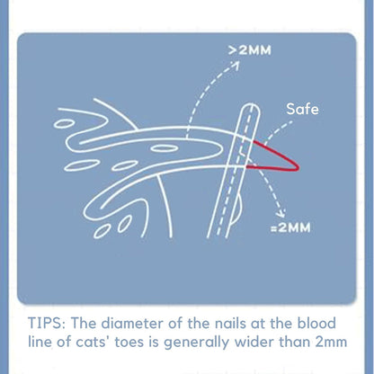 Trumoon Easy Cat Claw Trimmers with Circular Guard- Avoid Over Cutting Meow Nail Clippers for Cats