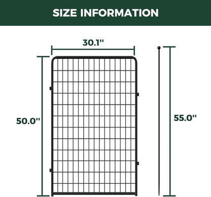 FXW Rollick Unleashed Dog Playpen for Indoor, Yard, RV Camping, 50 inch 2 Panels for Large Dogs