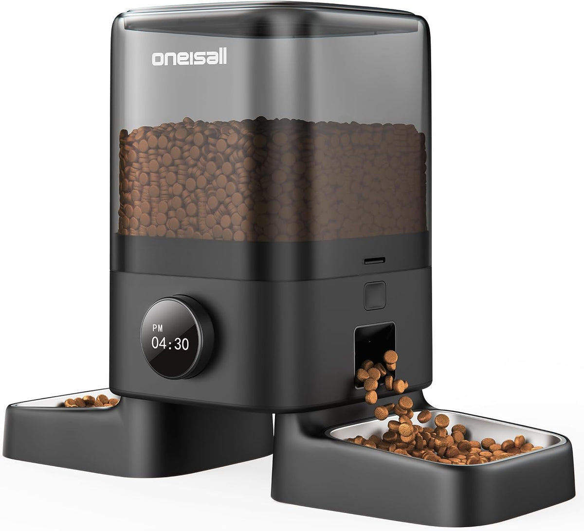 oneisall Automatic Cat Feeders 2 Cats, 20 Cups/5L Cat Auto Feeder, Automatic Cats Food Dispenser