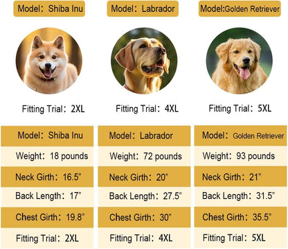 Dog Pyjamas Sweater Clothing and Loungewear Suitable for Medium to Large Breeds of Dogs, Dog