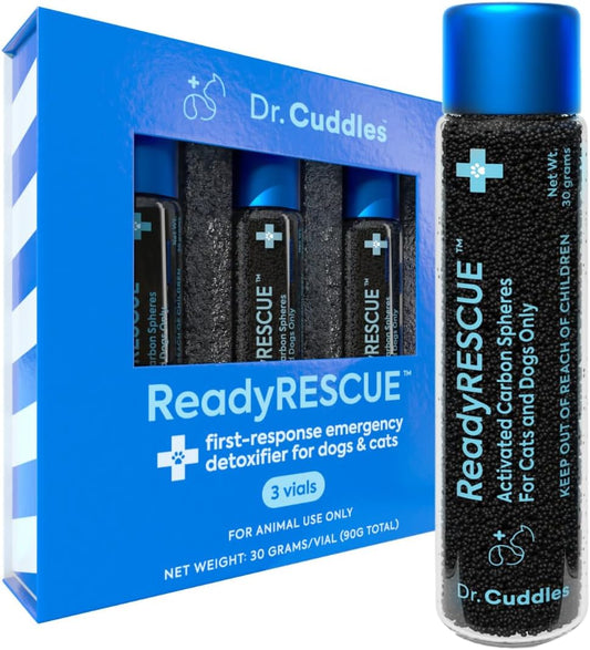 ReadyRESCUE - Dog First Aid Kit Essential - Activated Charcoal Detox for Dogs, Cats, Pets - Animal
