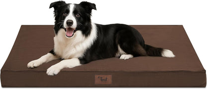 Outdoor Dog Bed for Medium Dogs, Waterproof Dog Crate Bed for Puppy Beds, Orthopedic Egg Crate Foam