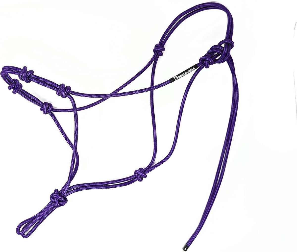 Horse Rope Training Halter - 4 Knot 1/4" Stiff Halter Cord - Used by Famous Trainers Multiple Sizes