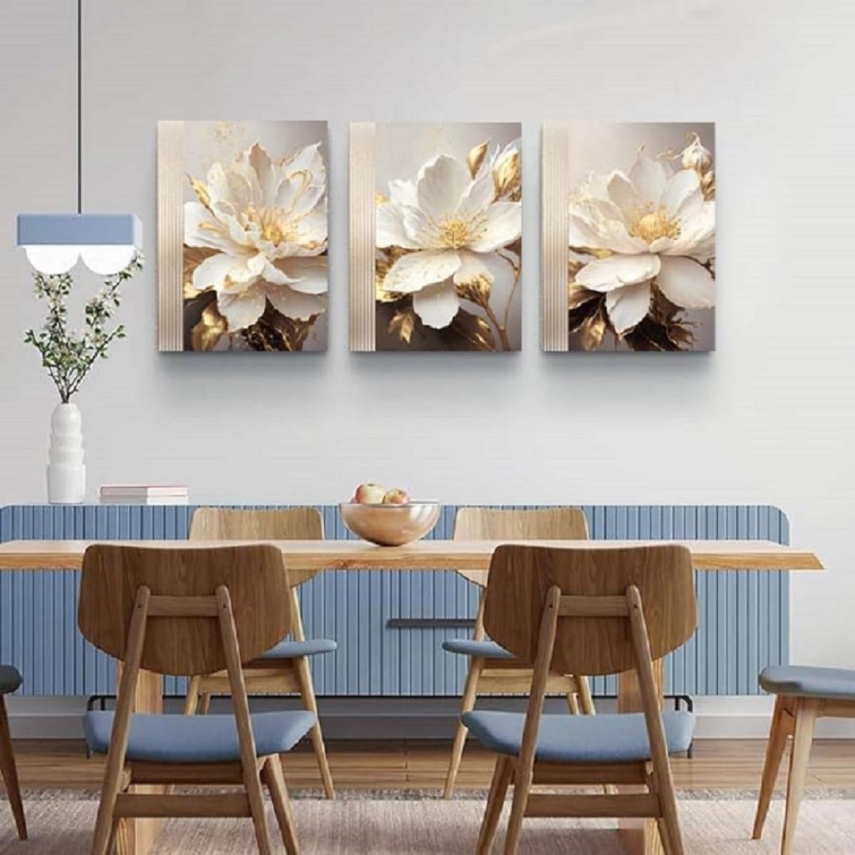 Yxbhhym Flower Canvas Wall Decor Living Room Bathroom Wall Art Paintings for Bedroom Wall Art