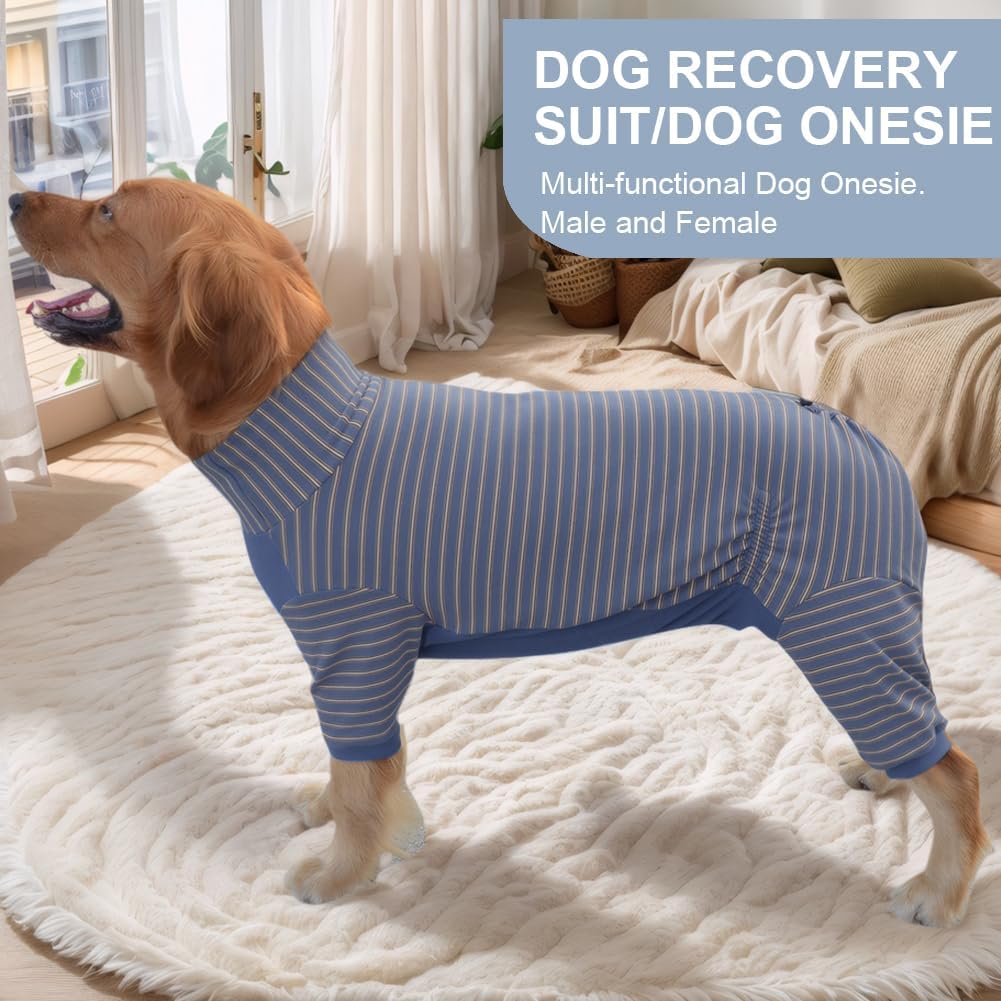 Dog Pyjamas PJS Sweater Clothes and Home Clothing Suitable for Medium to Large Breeds of Dogs, Dog
