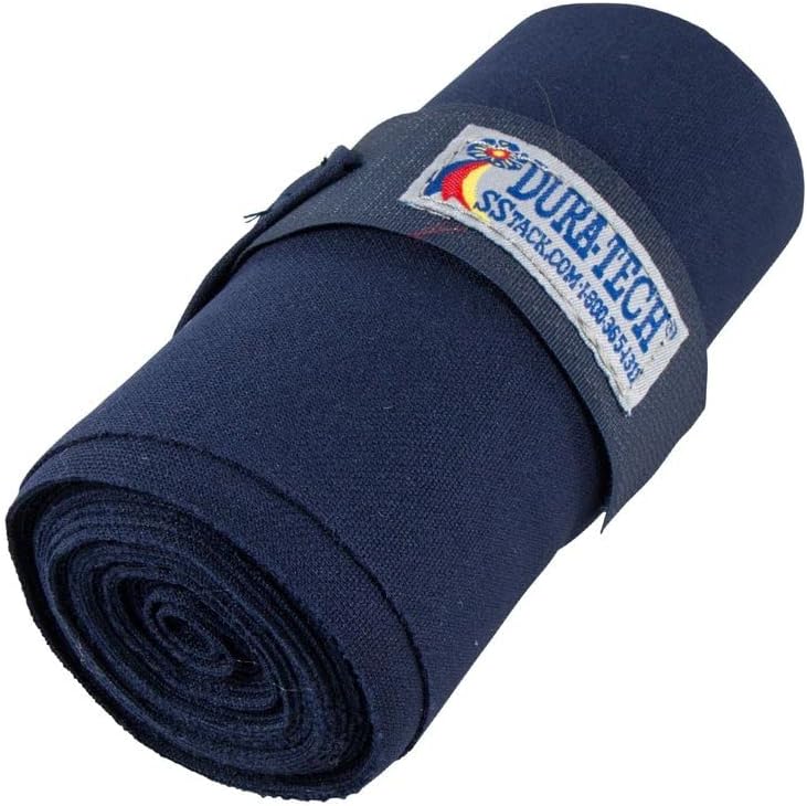 Dura-Tech Standing Wraps for Horses | Color Navy | Optimal Comfort & Support | Ideal for