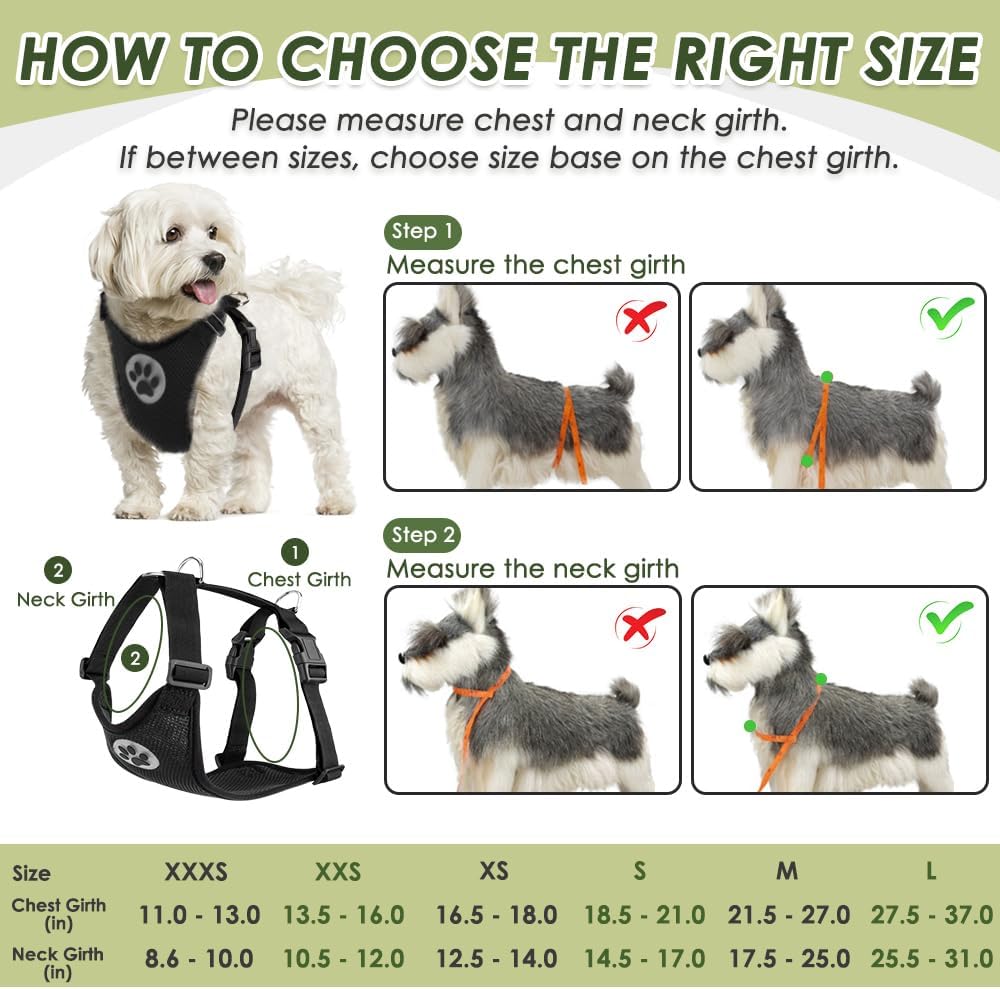 SlowTon Dog Seat Belt Harness for Car, Dog Car Harness Adjustable Mesh Breathable & Dog Seatbelt