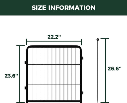 FXW Rollick Unleashed Dog Playpen for Indoor, Yard, RV Camping, 24 inch 2 Panels for Small and