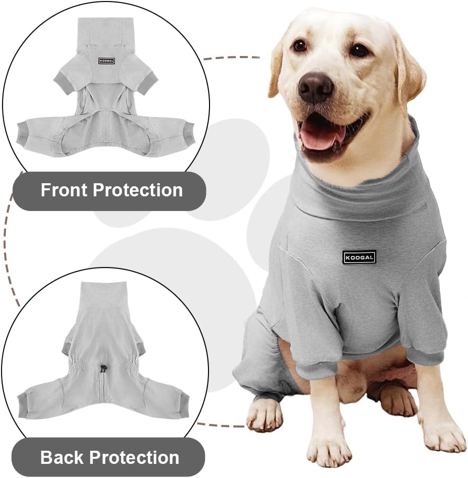 Dog Pyjamas PJS Sweater Clothes and Home Clothing Suitable for Medium to Large Breeds of Dogs, Dog