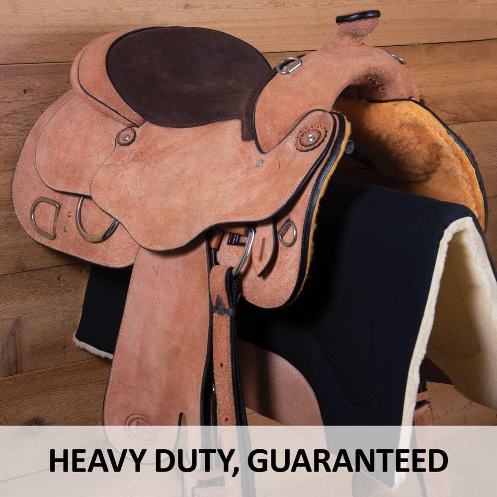 Saddle Rack with Pad Bar for Horse Enthusiast | Heavy-Duty Saddle Rack Wall Mount | Western &