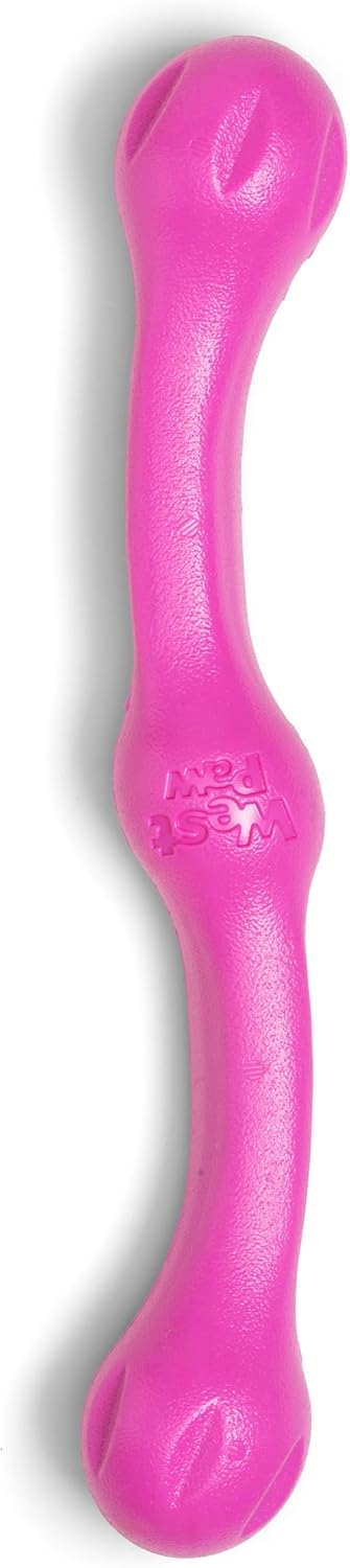 WEST PAW Zogoflex Echo Zwig Squeezy Dog Fetching Stick – Bouncy, Hollow, Squishy Interactive Toy