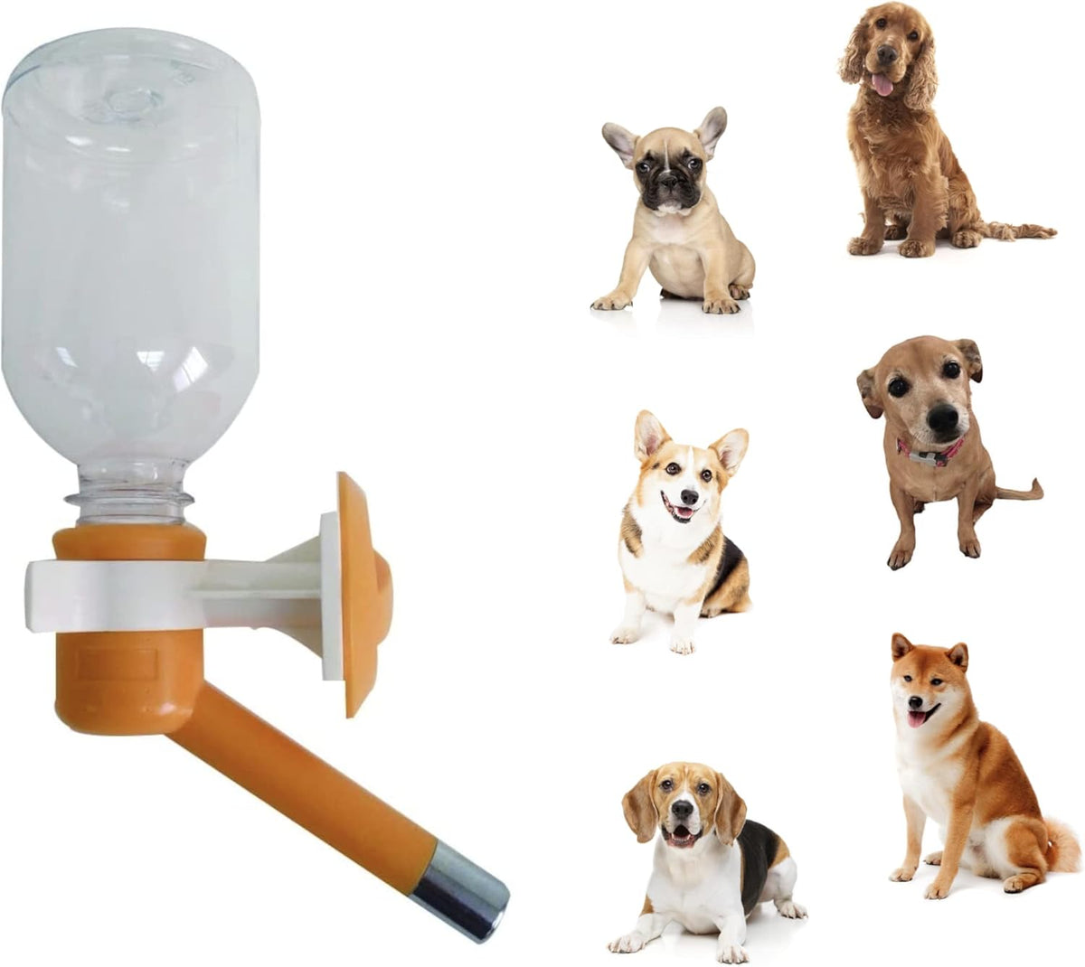 Choco Nose Patented No-Drip Dog Water Bottle/Feeder for Dogs/Cats and Other Small-Medium Sized
