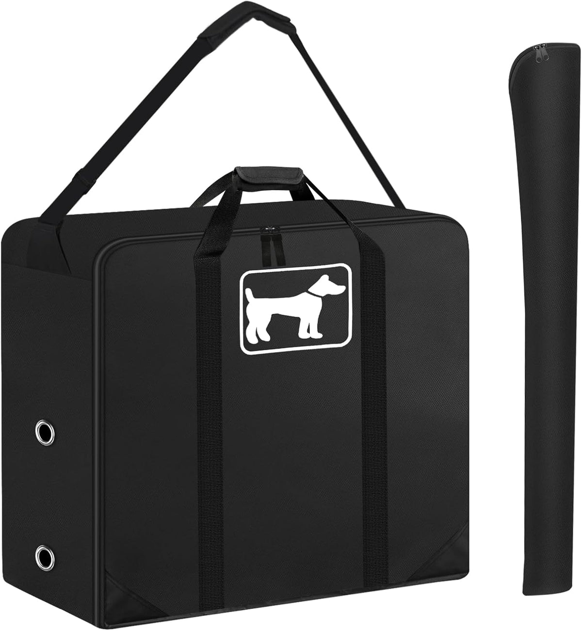 SIRUITON Dog Playpen Storage Bag Fits 40" H 8 Panels and 9 Stakes, Heavy Duty 600D Oxford Fabric