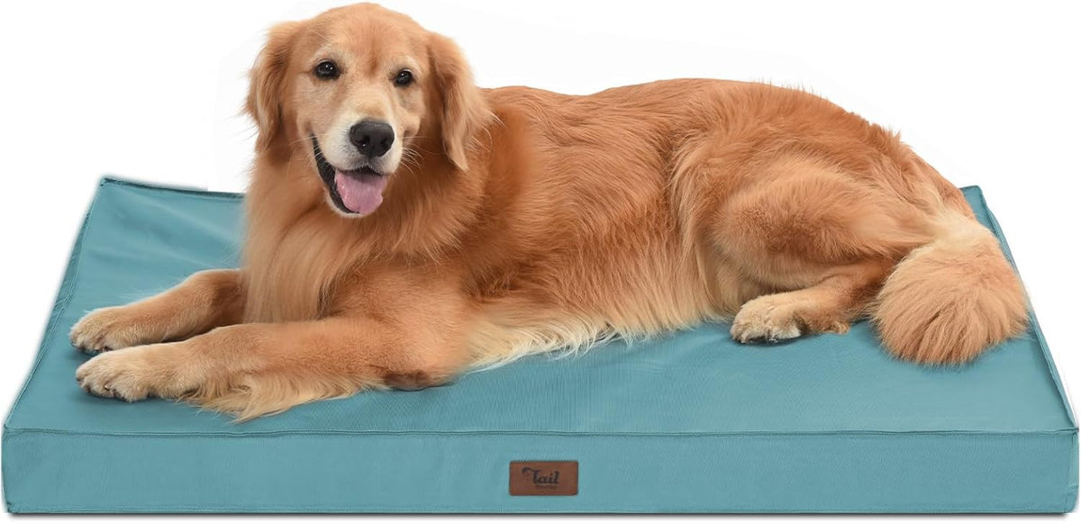 Outdoor Extra Large Dog Bed for Big Dogs, Waterproof Dog Bed for Large Dogs, Egg Crate Foam XL Pet